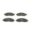 BOSCH 0 986 424 837 - Jeu de 4 plaquettes de frein avant