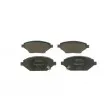 BOSCH 0 986 424 843 - Jeu de 4 plaquettes de frein avant