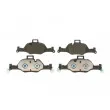 BOSCH 0 986 424 849 - Jeu de 4 plaquettes de frein avant