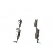 BOSCH 0 986 424 849 - Jeu de 4 plaquettes de frein avant