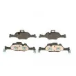BOSCH 0 986 424 849 - Jeu de 4 plaquettes de frein avant