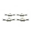 BOSCH 0 986 424 849 - Jeu de 4 plaquettes de frein avant