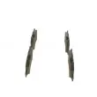 BOSCH 0 986 424 850 - Jeu de 4 plaquettes de frein avant