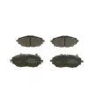 BOSCH 0 986 424 865 - Jeu de 4 plaquettes de frein avant