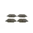 BOSCH 0 986 424 869 - Jeu de 4 plaquettes de frein avant