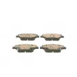 BOSCH 0 986 424 869 - Jeu de 4 plaquettes de frein avant