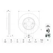 Jeu de 2 disques de frein avant BOSCH [0 986 479 G24]