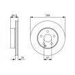BOSCH 0 986 479 S83 - Jeu de 2 disques de frein avant