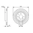 BOSCH 0 986 479 W68 - Jeu de 2 disques de frein avant