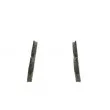 BOSCH 0 986 494 265 - Jeu de 4 plaquettes de frein arrière