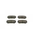 BOSCH 0 986 494 265 - Jeu de 4 plaquettes de frein arrière