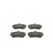 BOSCH 0 986 494 265 - Jeu de 4 plaquettes de frein arrière