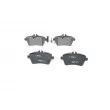 BOSCH 0 986 494 290 - Jeu de 4 plaquettes de frein avant
