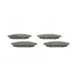 BOSCH 0 986 494 673 - Jeu de 4 plaquettes de frein avant