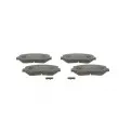 BOSCH 0 986 494 675 - Jeu de 4 plaquettes de frein avant