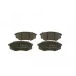 BOSCH 0 986 494 692 - Jeu de 4 plaquettes de frein avant