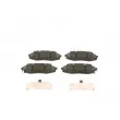 BOSCH 0 986 494 692 - Jeu de 4 plaquettes de frein avant