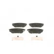 BOSCH 0 986 494 692 - Jeu de 4 plaquettes de frein avant