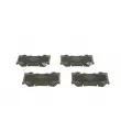 BOSCH 0 986 494 707 - Jeu de 4 plaquettes de frein avant