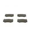 BOSCH 0 986 494 710 - Jeu de 4 plaquettes de frein avant