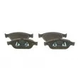 BOSCH 0 986 494 772 - Jeu de 4 plaquettes de frein avant