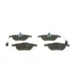 BOSCH 0 986 494 795 - Jeu de 4 plaquettes de frein avant