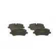 BOSCH 0 986 494 810 - Jeu de 4 plaquettes de frein arrière