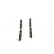 BOSCH 0 986 494 810 - Jeu de 4 plaquettes de frein arrière