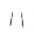 BOSCH 0 986 494 820 - Jeu de 4 plaquettes de frein avant