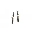 BOSCH 0 986 494 832 - Jeu de 4 plaquettes de frein avant