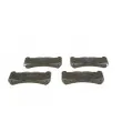 BOSCH 0 986 494 871 - Jeu de 4 plaquettes de frein avant