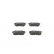 BOSCH 0 986 494 887 - Jeu de 4 plaquettes de frein arrière