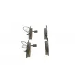 BOSCH 0 986 494 922 - Jeu de 4 plaquettes de frein avant