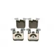 BOSCH 0 986 494 948 - Jeu de 4 plaquettes de frein arrière