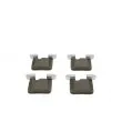 BOSCH 0 986 494 948 - Jeu de 4 plaquettes de frein arrière