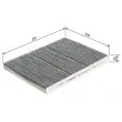 BOSCH 1 987 432 300 - Filtre, air de l'habitacle