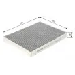 BOSCH 1 987 432 431 - Filtre, air de l'habitacle