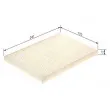 BOSCH 1 987 435 104 - Filtre, air de l'habitacle