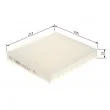BOSCH 1 987 435 130 - Filtre, air de l'habitacle
