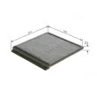 BOSCH 1 987 435 533 - Filtre, air de l'habitacle