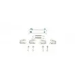 BOSCH 1 987 475 383 - Kit d'accessoires, mâchoires de frein de stationnement