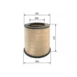 BOSCH F 026 400 034 - Filtre à air