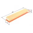 BOSCH F 026 400 115 - Filtre à air