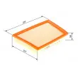 BOSCH F 026 400 360 - Filtre à air