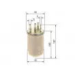 BOSCH F 026 402 244 - Filtre à carburant