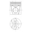 Kit de réparation, Piston/Chemise de cylindre KOLBENSCHMIDT [40050960]