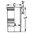 KOLBENSCHMIDT 40176960 - Kit de réparation, Piston/Chemise de cylindre