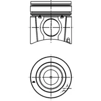 Kit de réparation, Piston/Chemise de cylindre KOLBENSCHMIDT 40317961 pour IVECO TRAKKER AD 190T35 W, AD 190T36 W, AT 190T35 W, AT 190T36 W - 352cv