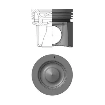 Kit de réparation, Piston/Chemise de cylindre KOLBENSCHMIDT 40349960 pour SCANIA P,G,R,T - series R 440 - 440cv