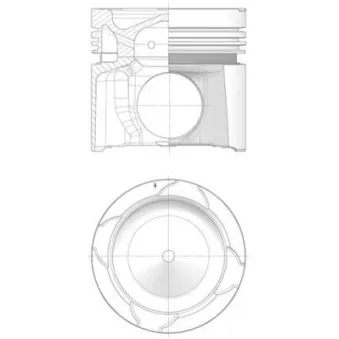 Kit de réparation, Piston/Chemise de cylindre KOLBENSCHMIDT OEM 1949832
